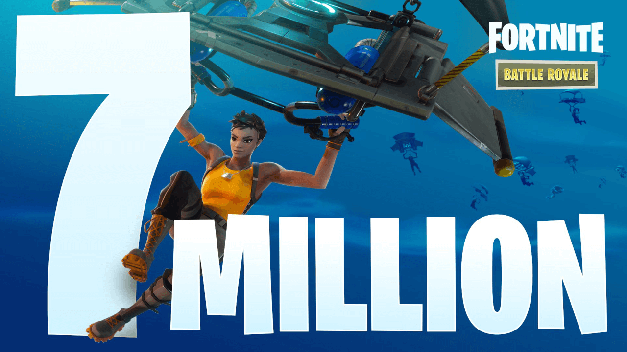 Fortnite bricht mit 7 Millionen gleichzeitigen Spielern einen neuen Rekord Titel